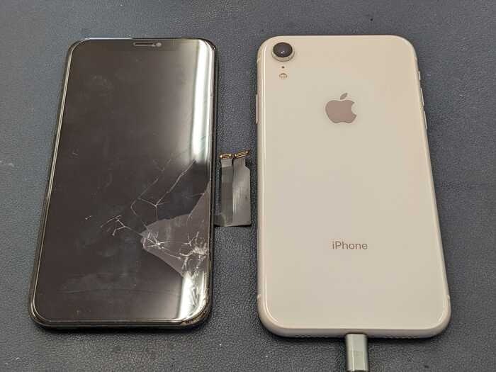 アイフォン　あいふぉん　iPhone　SE2 　落とした　落下　画面割れた　割れ　ヒビ　液晶　画面修理　交換