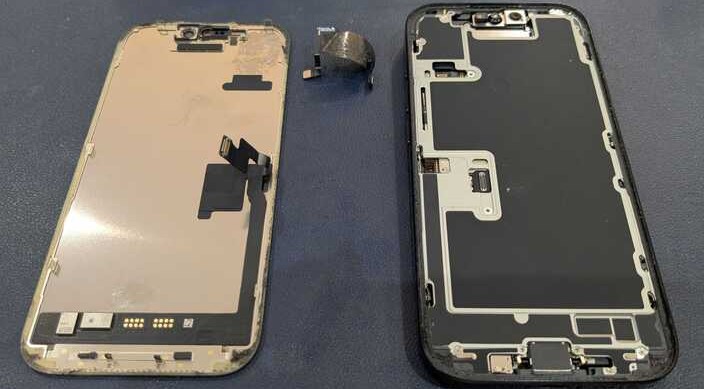 豊田市】iPhone16 Proの背面交換修理を行いました！背面ガラス割れも
