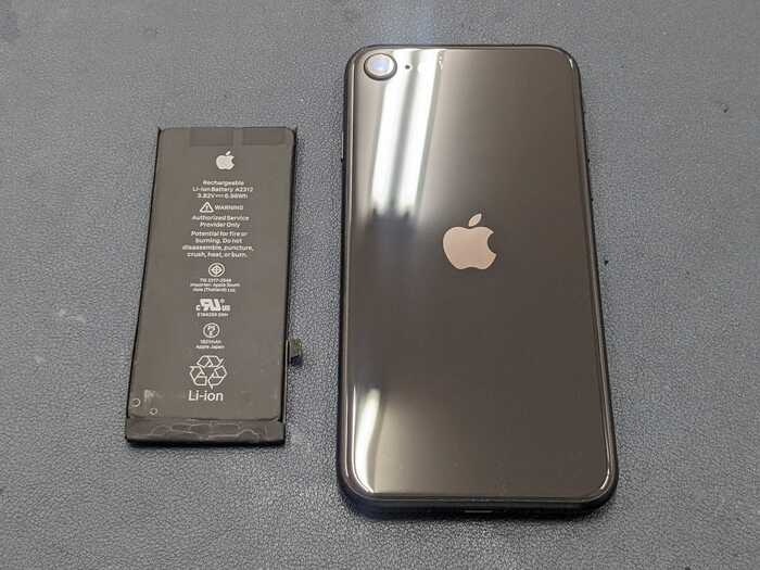 iPhoneSE2　バッテリー交換　バッテリー修理　バッテリー持ち悪い　