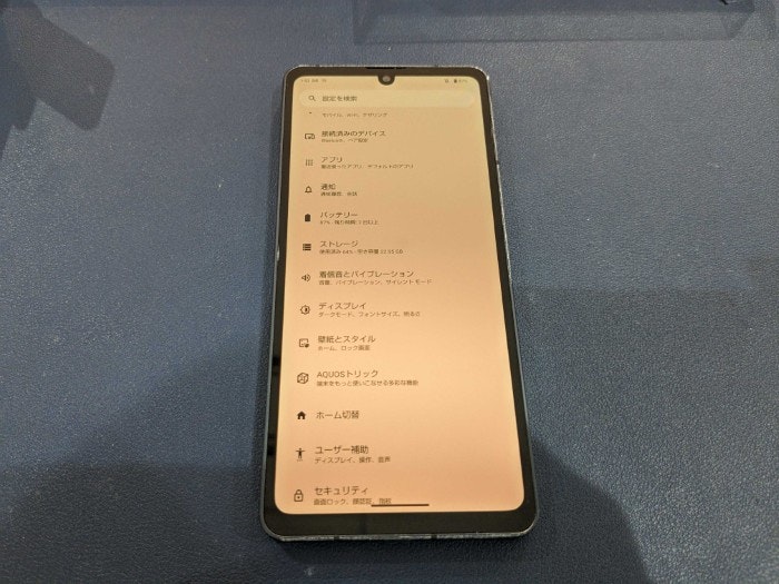 AQUOS sense6 タッチ効かない タッチ不良 画面修理　画面交換　液晶修理　液晶交換