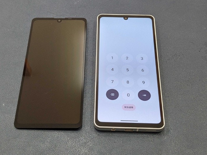 AQUOS sense6 画面修理 画面 映らない　修理　交換