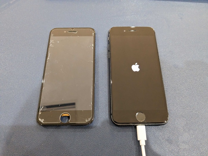 iPhone8 64GB 右下割れ有 ケーブルなし iPhone8 64GB 割れ有 ケーブルなし - メルカリ