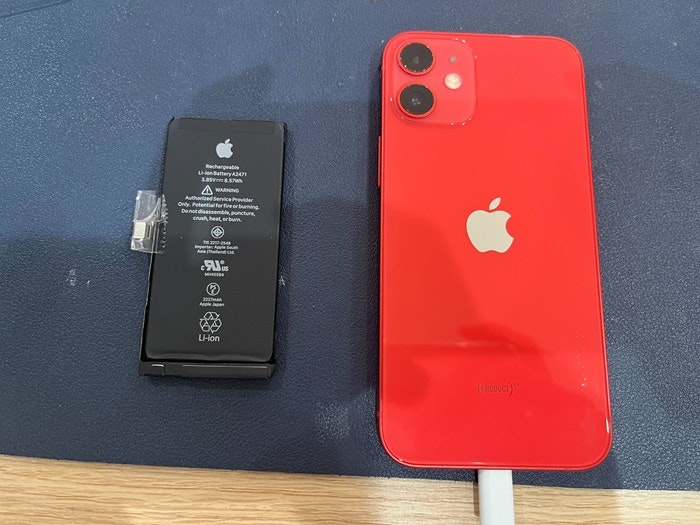 iPhone12mini バッテリー交換　バッテリー修理　充電持ち悪い