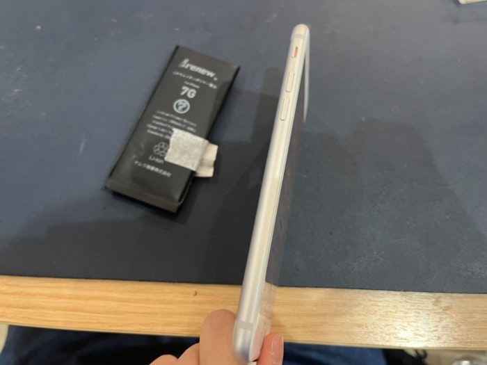 あいふぉん　アイフォン　iPhone 7　バッテリー バッテリー交換