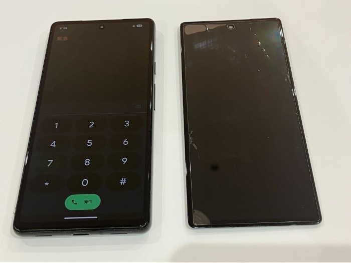 Pixel 6a アイフォン 表示不良　画面割れ　ひび割れ　落下　ゴーストタッチ　タッチ効かない　画面修理　交換
