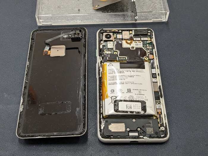 ぴくせる　Pixel 7 膨張　バッテリー　充電減り早い　交換　修理