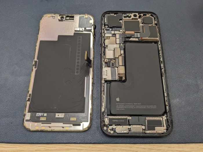 あいふぉん iPhone 15ProMax 画面割れ 修理