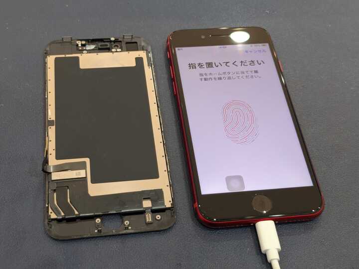 豊田市】iPhone SE（第3世代）の画面交換修理！ホームボタンが反応