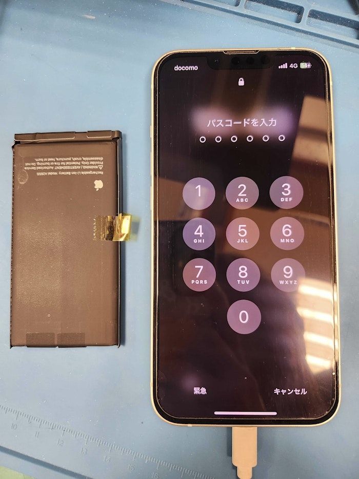 iPhone13 起動不良 バッテリー交換