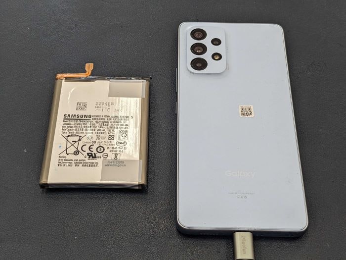 Galaxy A53 バッテリー交換