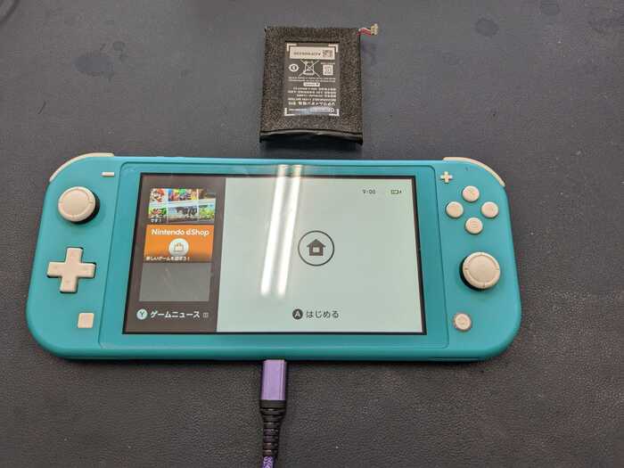 豊田市】Switch lite バッテリー修理 まちスマGAZA豊田店