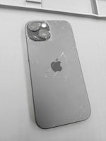 【春日井市】iPhone 15の背面修理（ブラック　黒）　　背面ガラス割れも修理可能！放置すると危険！？【まちスマ イオン春日井店】