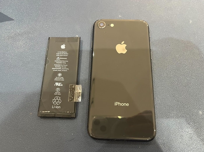 iPhon8　バッテリー交換　バッテリー修理　