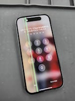 【豊川店】iPhone14 Proの画面に緑の線が…液晶不良を即日60分で修理しました！（データそのまま）