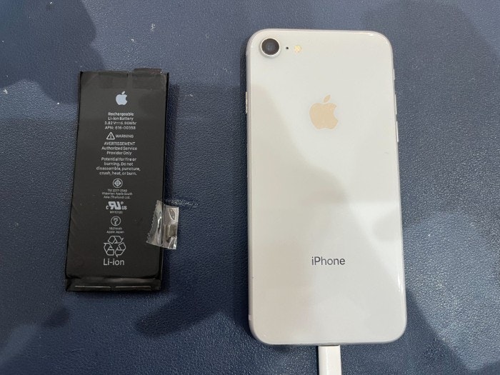 あいふぉん　アイフォン　iPhone 8　バッテリー バッテリー交換