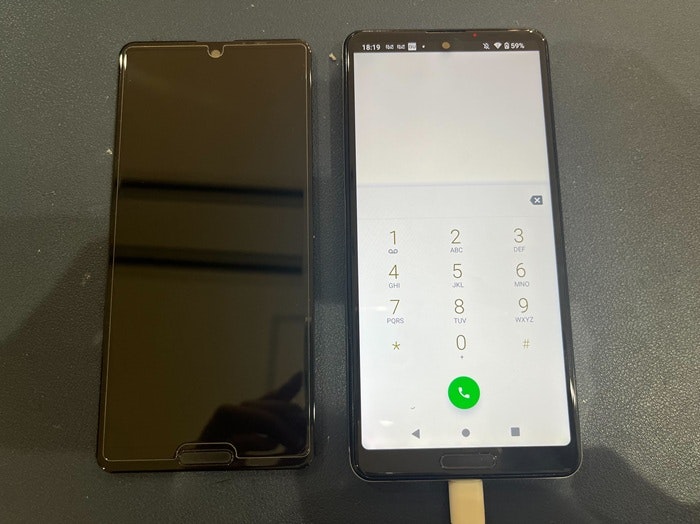 AQUOS sense4　画面修理　画面交換　画面割れ　液晶割れ　液晶交換　液晶修理