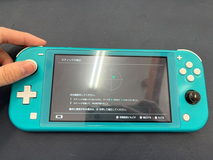 SwitchLite Switch Lite スイッチライト スティック 押し込み