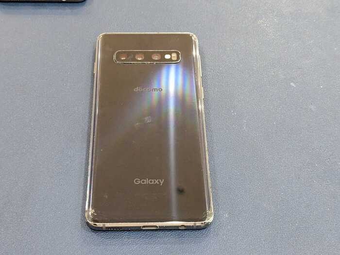 Galaxy ギャラクシー ぎゃらくしー S10 液晶もれ 表示不良 画面割れ 落下 衝撃 画面真っ暗 画面 修理 交換