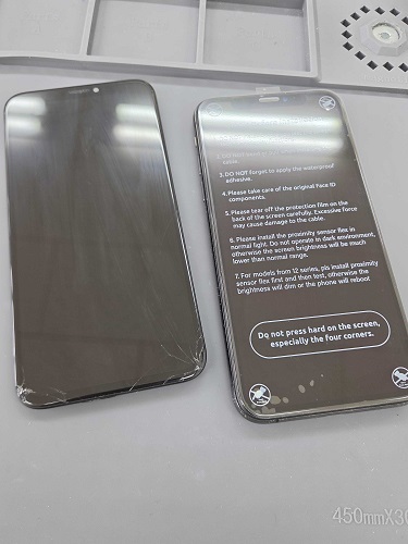 一宮市でiPhone XSの画面交換】画面割れの症状でご来店いただきました