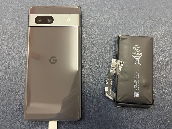 Pixel 7a バッテリー膨張　Pixel　Pixel修理　バッテリー交換　バッテリー修理　ピクセル修理　充電持ち
