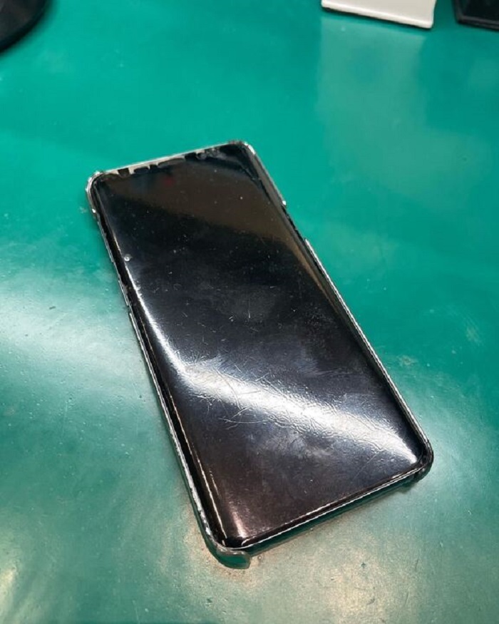 Galaxy S9 画面真っ暗　画面修理　一宮市