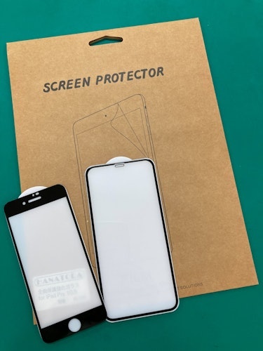 スマホ　タブレット　ガラスフィルム交換、貼り付け