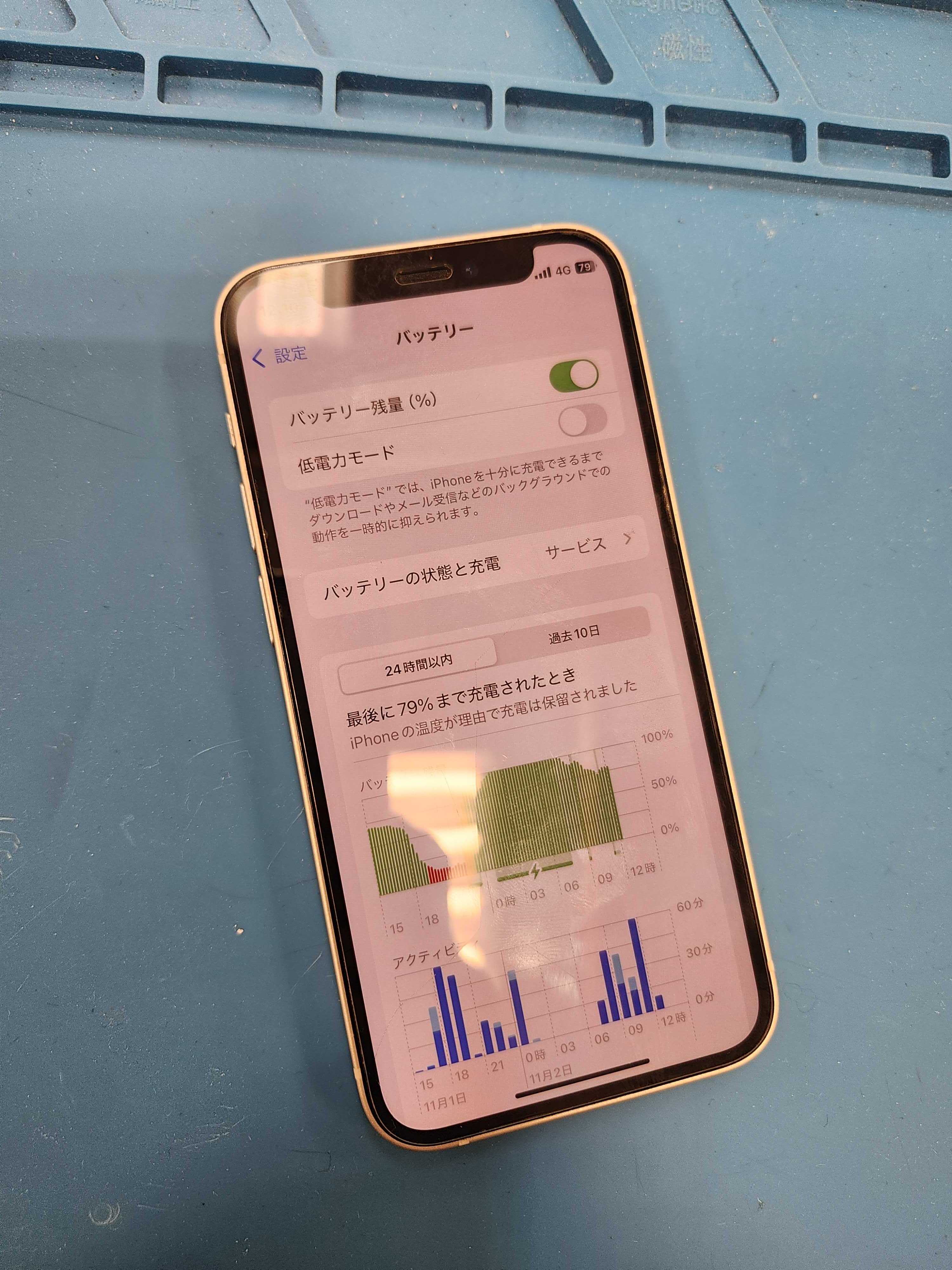 まちスマ豊川店】iPhone12mini バッテリーが劣化している