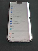 【豊田市】iPhone 16の画面交換修理！右端に発生した白い縦線も即日で改善しました