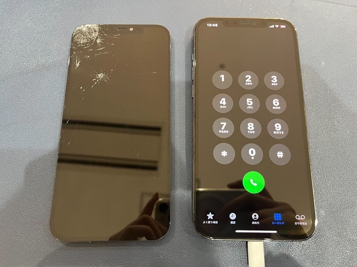 iPhone アイフォン アイフォーン 画面割れ 画面故障 ガラス割れ ガラス故障 壊した 壊れた 破損 故障 修理 直す 治す 交換 メーカー修理 Apple Care  保証 保険 純正 社外 