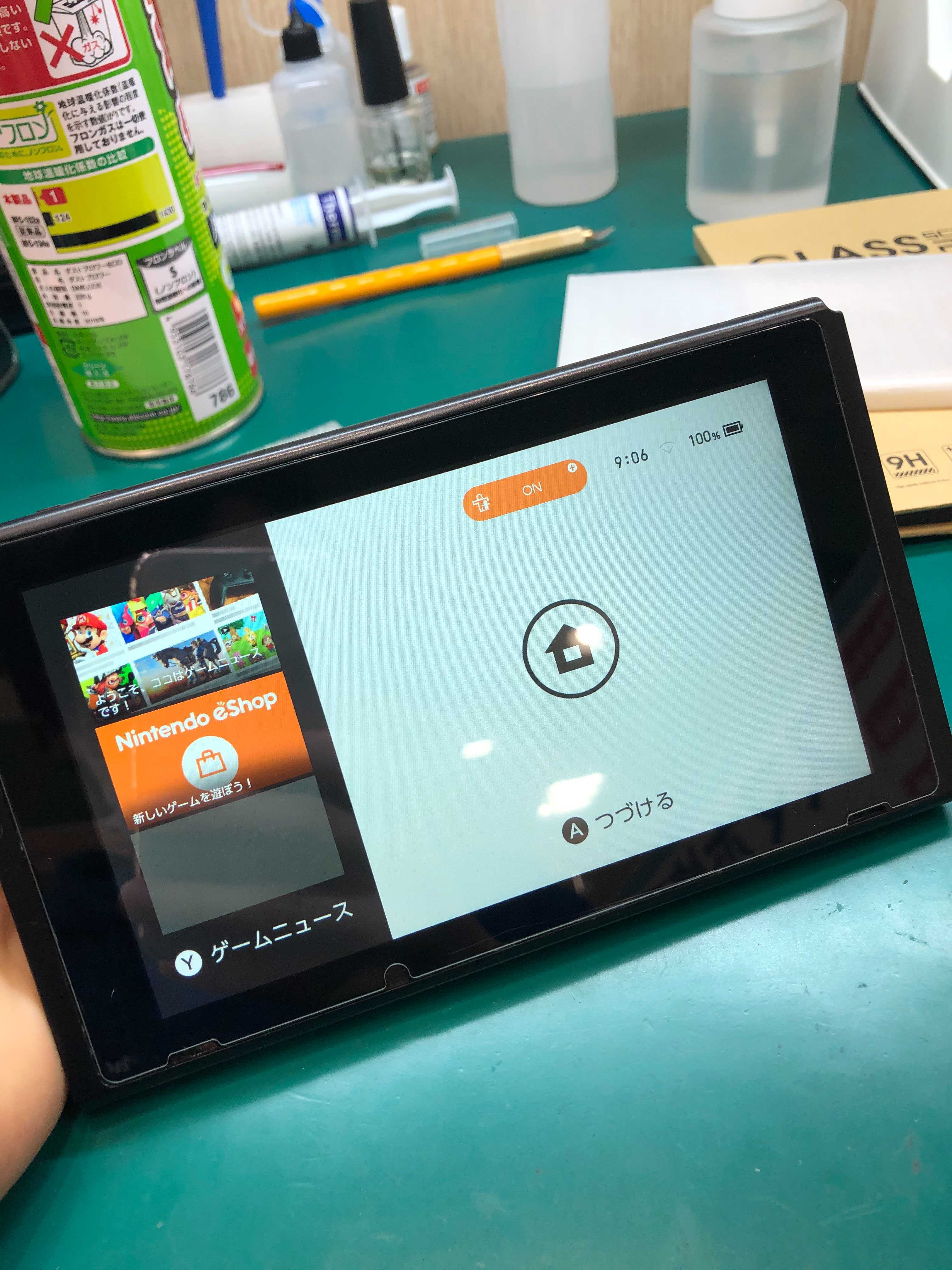 スイッチ 本体 液晶割れ ジャンク 部品取りや補修用に！