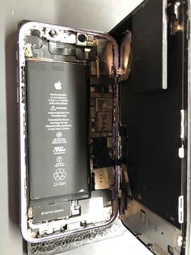 iPhone11　バッテリー劣化　豊橋修理