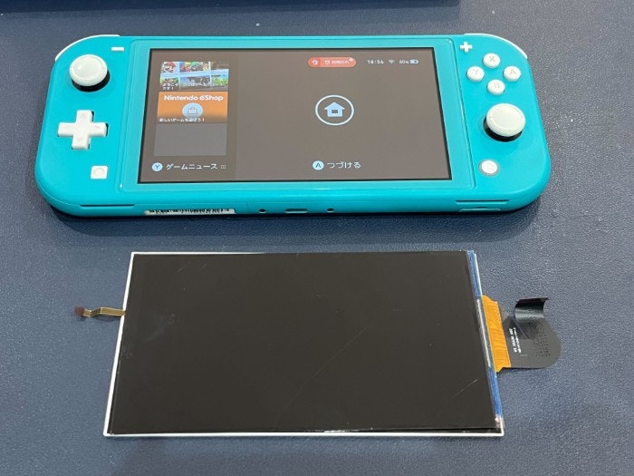 Switch すうぃっち　スウィッチ　液晶　えきしょう　表示不良　