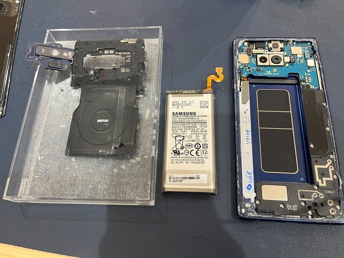 Galaxy note9　バッテリー交換　バッテリー修理　