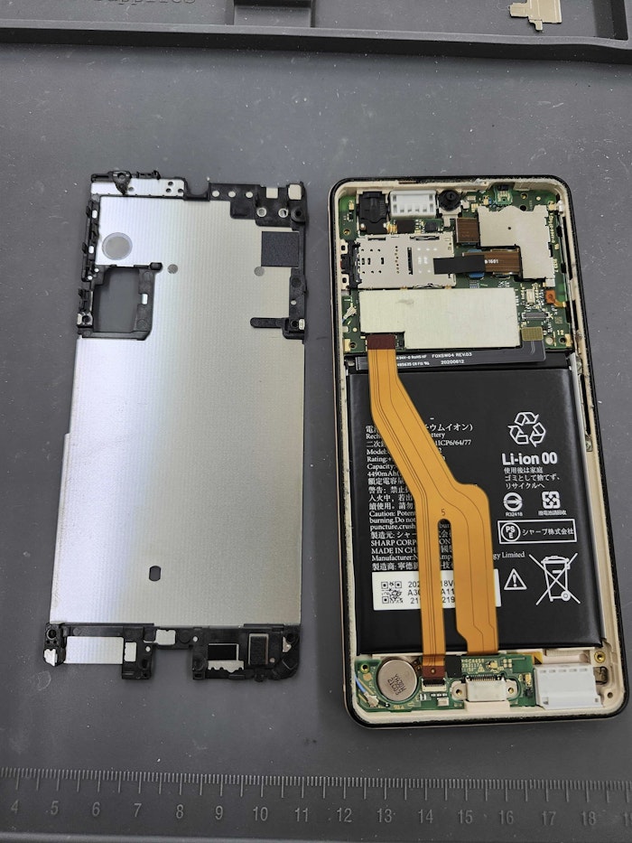 AQUOS sense5G バッテリー交換