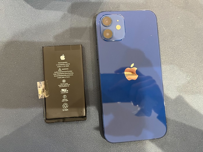 岡崎市】・iPhone 12 バッテリー交換 まちスマ