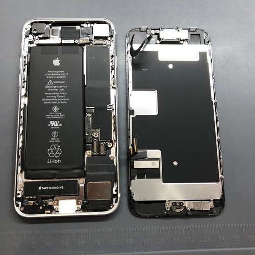 iPhone SE2 の画面割れ修理