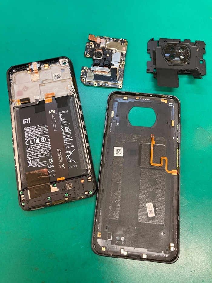 Redmi note9T カメラレンズ割れ