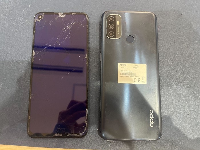 OPPO A53 海外版 Android アンドロイド 画面割れ 画面故障