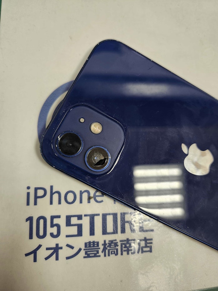 iphone12　カメラレンズ割れ　レンズ交換