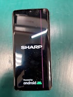 【豊川市】AQUOSの液晶に縦線が出る症状｜Android液晶交換修理を行いました