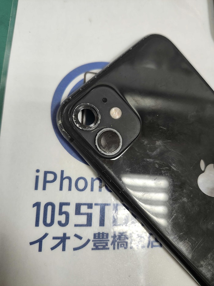 iphone11　カメラレンズ修理　レンズ交換　レンズ割れ