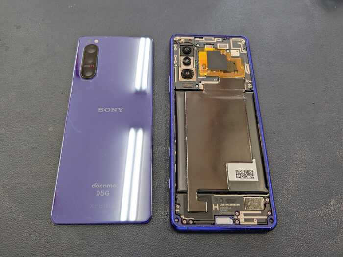 Xperia 5 ll バッテリー交換 【岡崎】