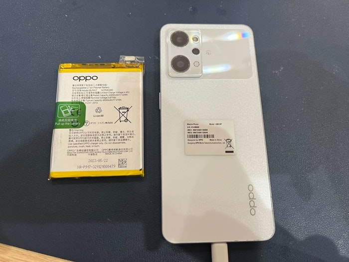 OPPOReno9a バッテリー交換　バッテリー修理　バッテリー持ち