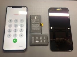 【小牧市】iPhone Xs Max 画面+バッテリー 同時交換 【最短60分】