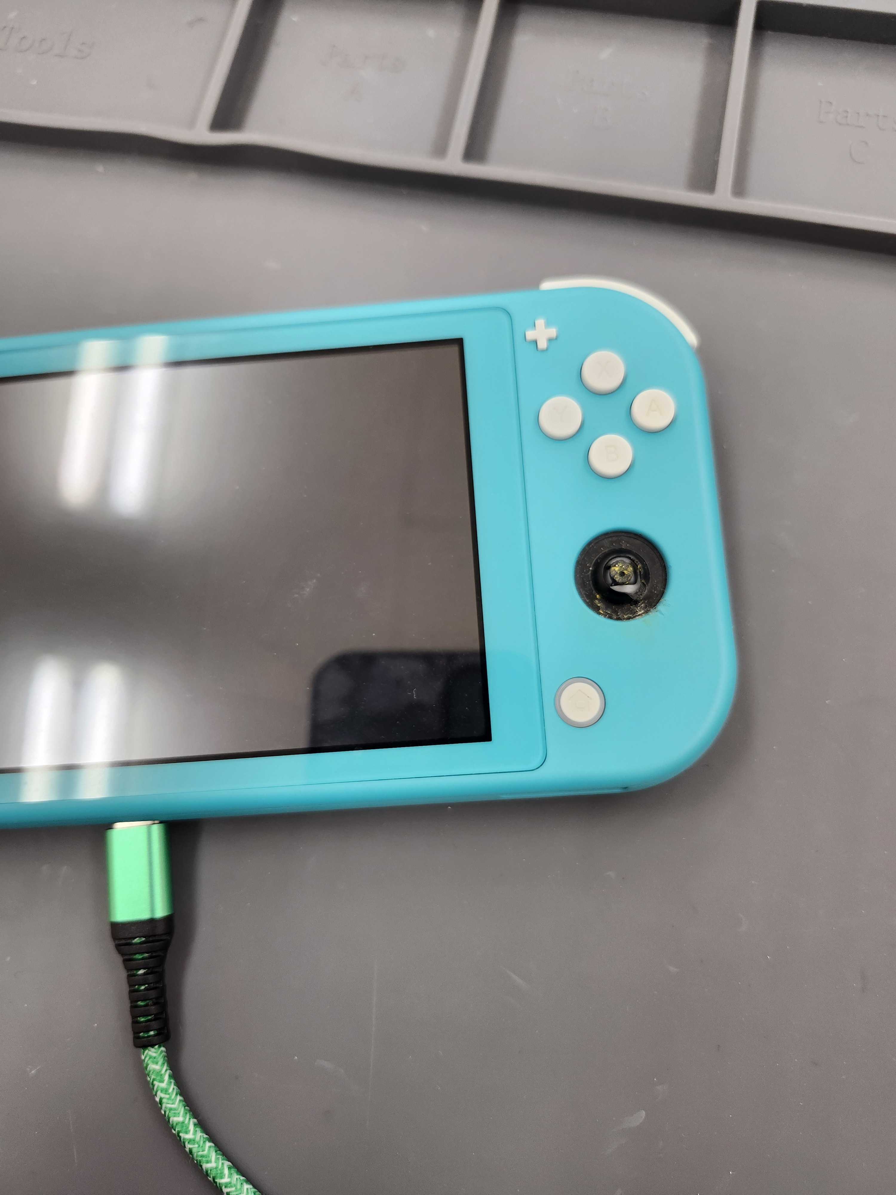 Nintendo Switch Lite】右スティックが完全に折れた!?😱 即日90分で元