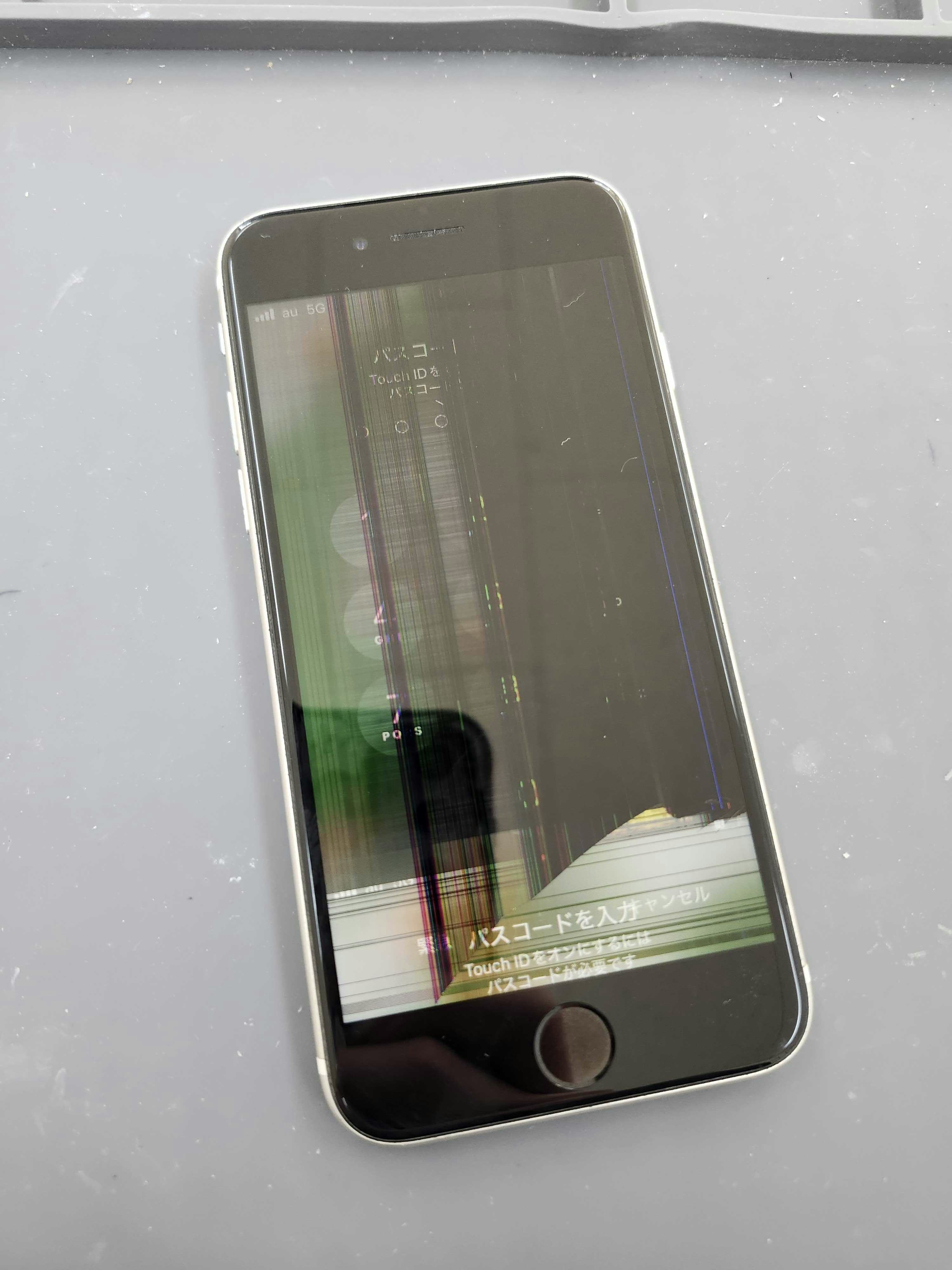 iPhoneSE3　iPhone修理　iPhone　修理　液晶不良　画面交換　豊川　豊橋　新城　蒲郡　湖西　浜松