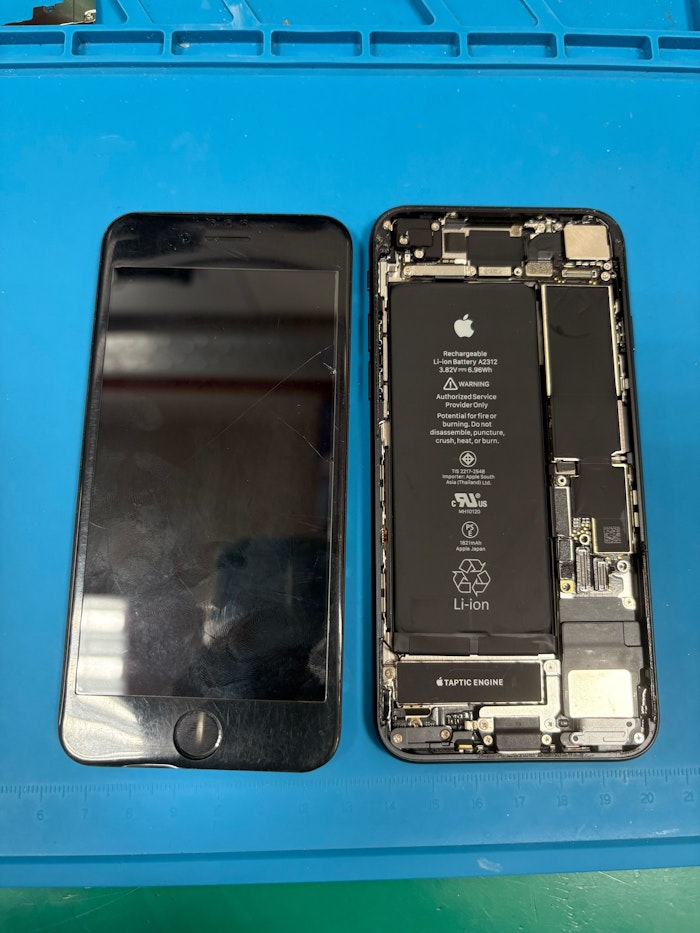 iPhone　画面　バッテリー