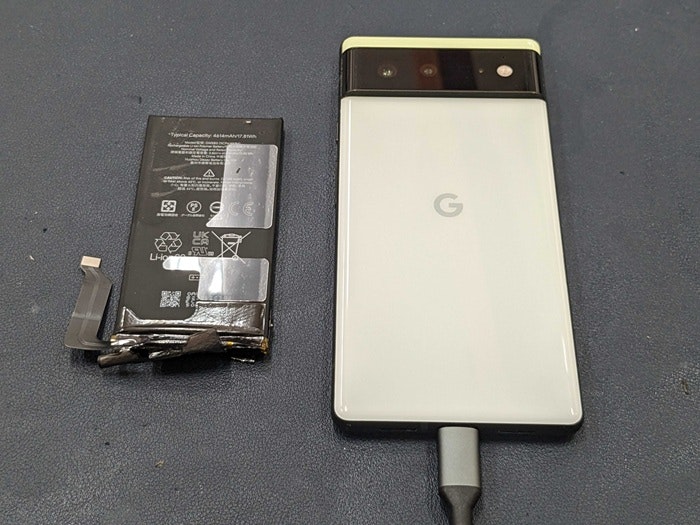 pixel6 修理　バッテリー交換　スマホバッテリー　Android