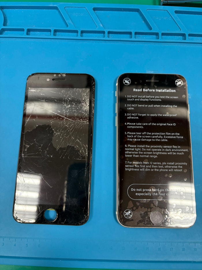 iPhone　画面修理　画面割れ