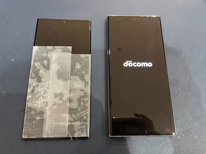 Galaxy S23 Ultra ギャラクシー Android アンドロイド 画面修理 表示不良 画面交換 ディスプレイ メーカー修理 正規修理 保険 保証 壊れた 壊した 修理 直す 治す 交換方法 自分で修理